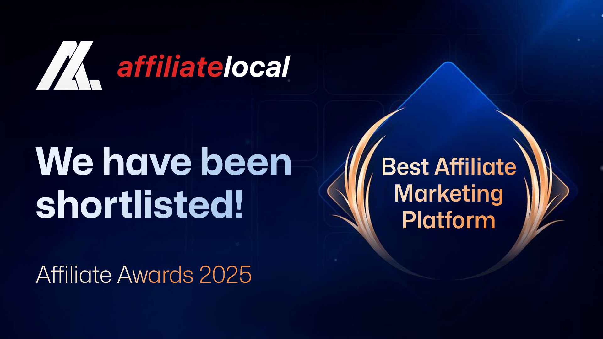 Best Affiliate Management Platform 2025 - affiliatelocal Shortlisted